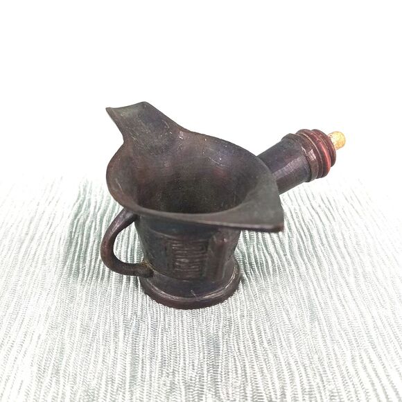 Antique Chinese Bronze Wine Cup With Pour Spouts And Two Handles - Picture 3 of 9